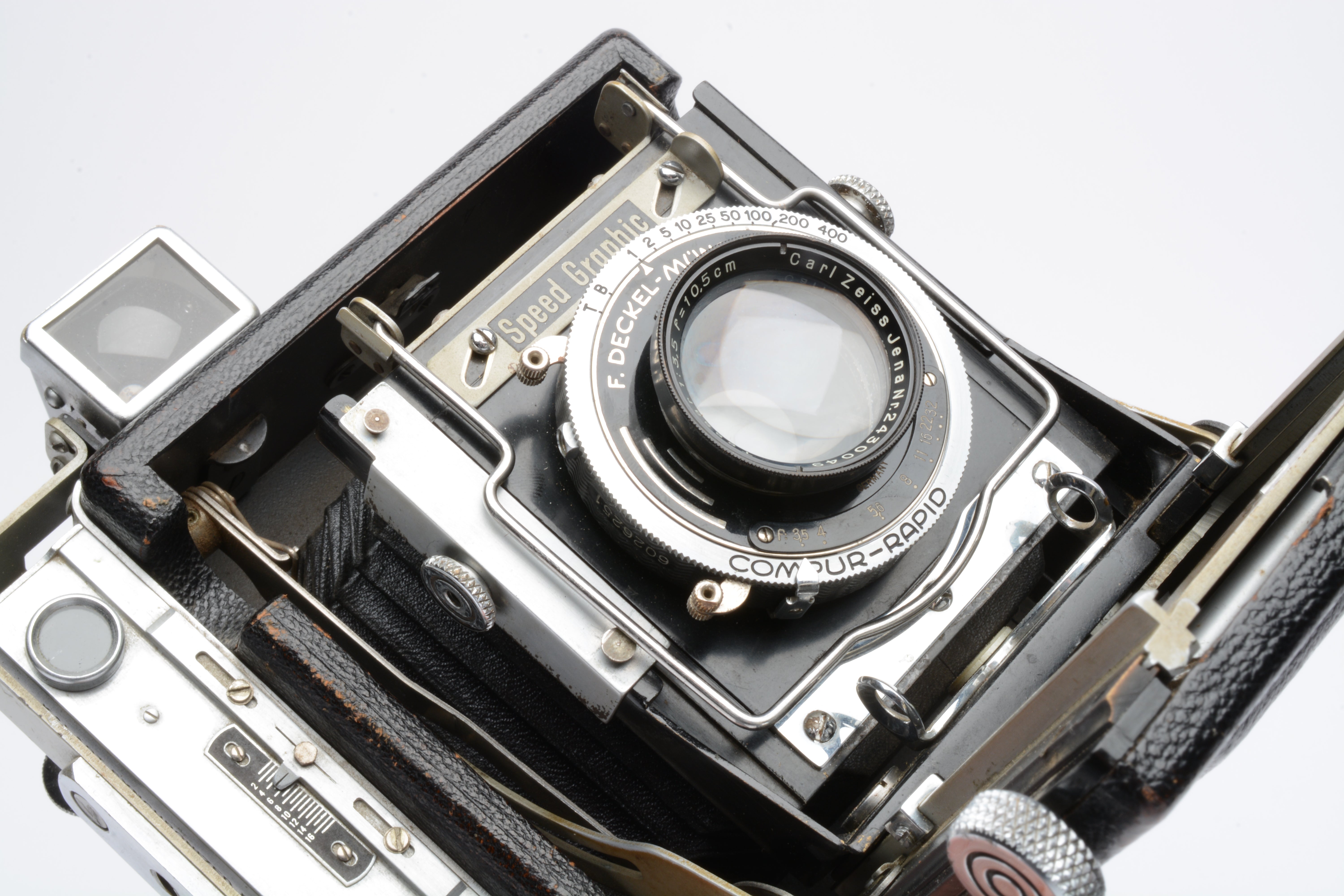 Graflex Speed Graphic 2 1/4 x 3 1/4 Field Camera w/Tessar 105mm f3