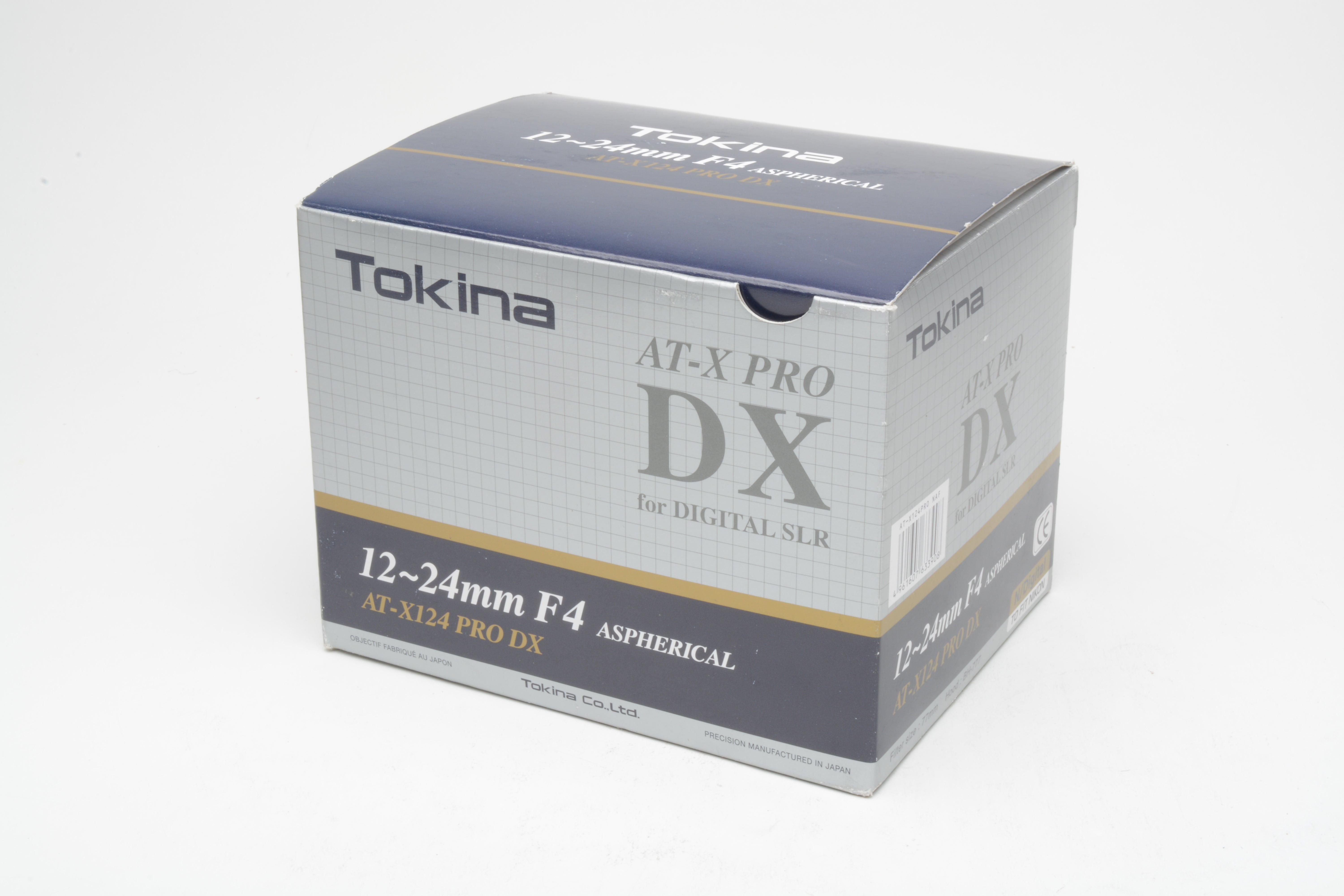 Tokina SD AF 12-24mm f4 IF DX AT-X Pro for Nikon, Caps, Hood, Mint