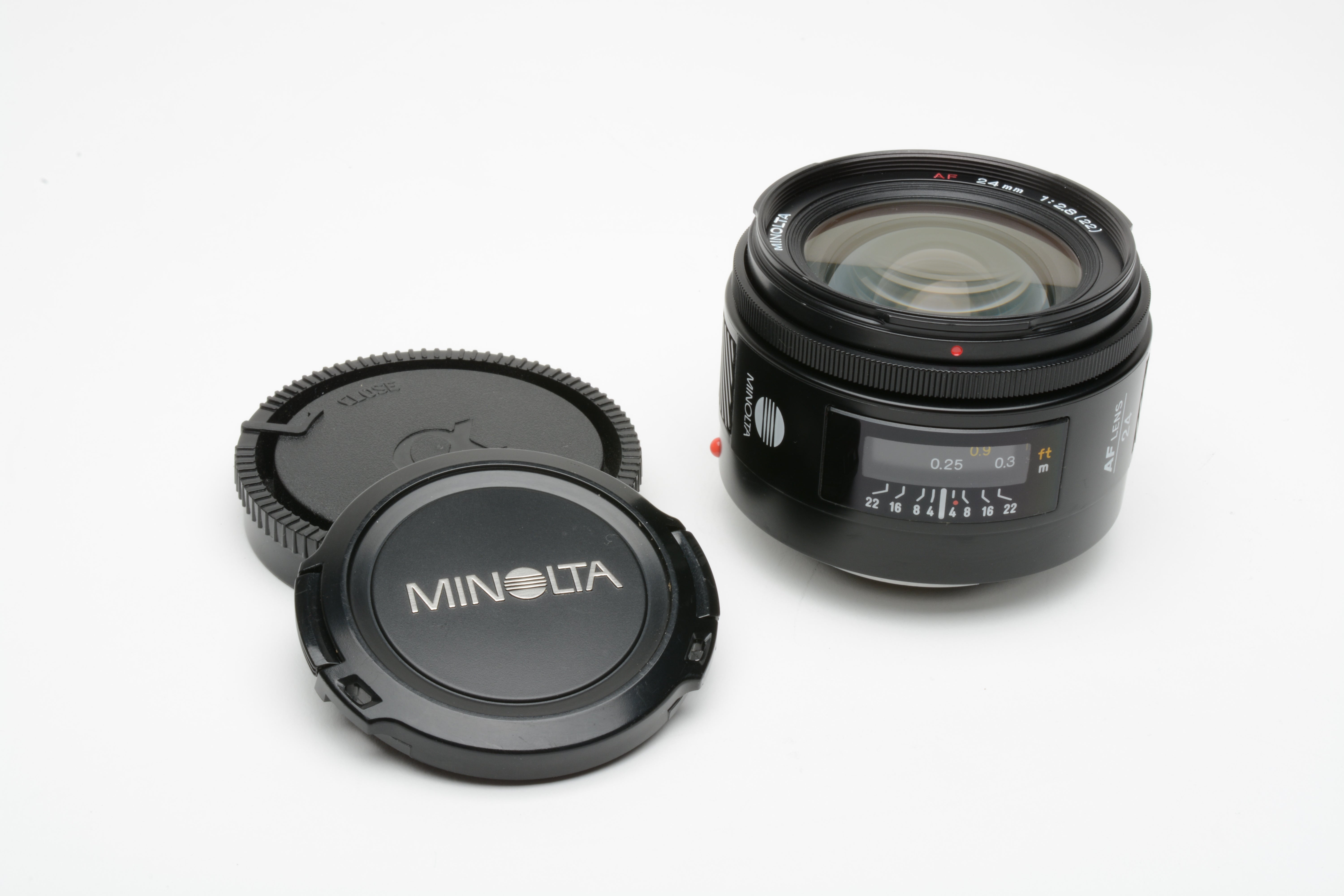 Minolta Maxxum AF 24mm f/2.8 Lens w/Caps (Sony A Mount) | eBay