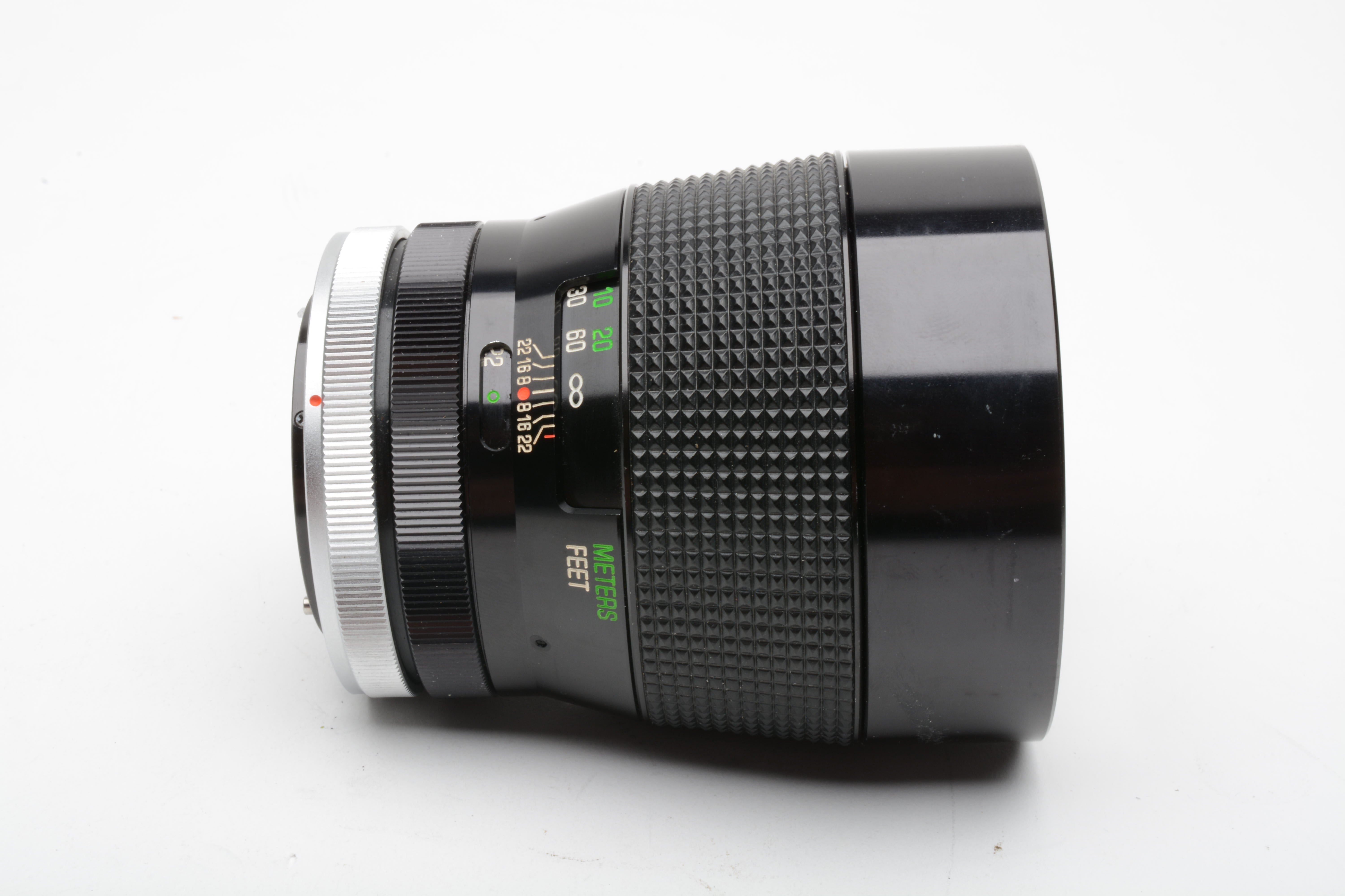 Vivitar Series 1 135mm f2.3 Tele lens, caps+sky filter, Canon FD