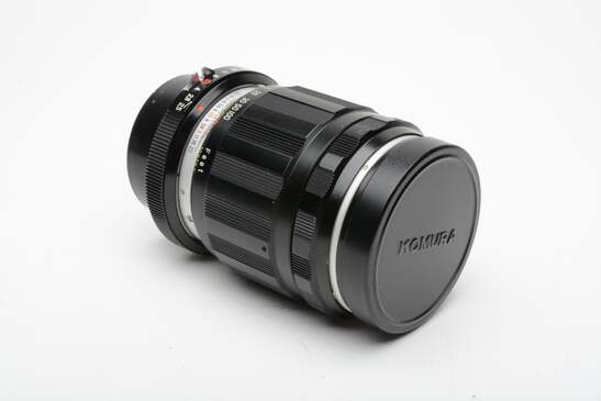 Sankyo Kohki Super Komura 100mm f2.5 lens Nikon F mount, clean
