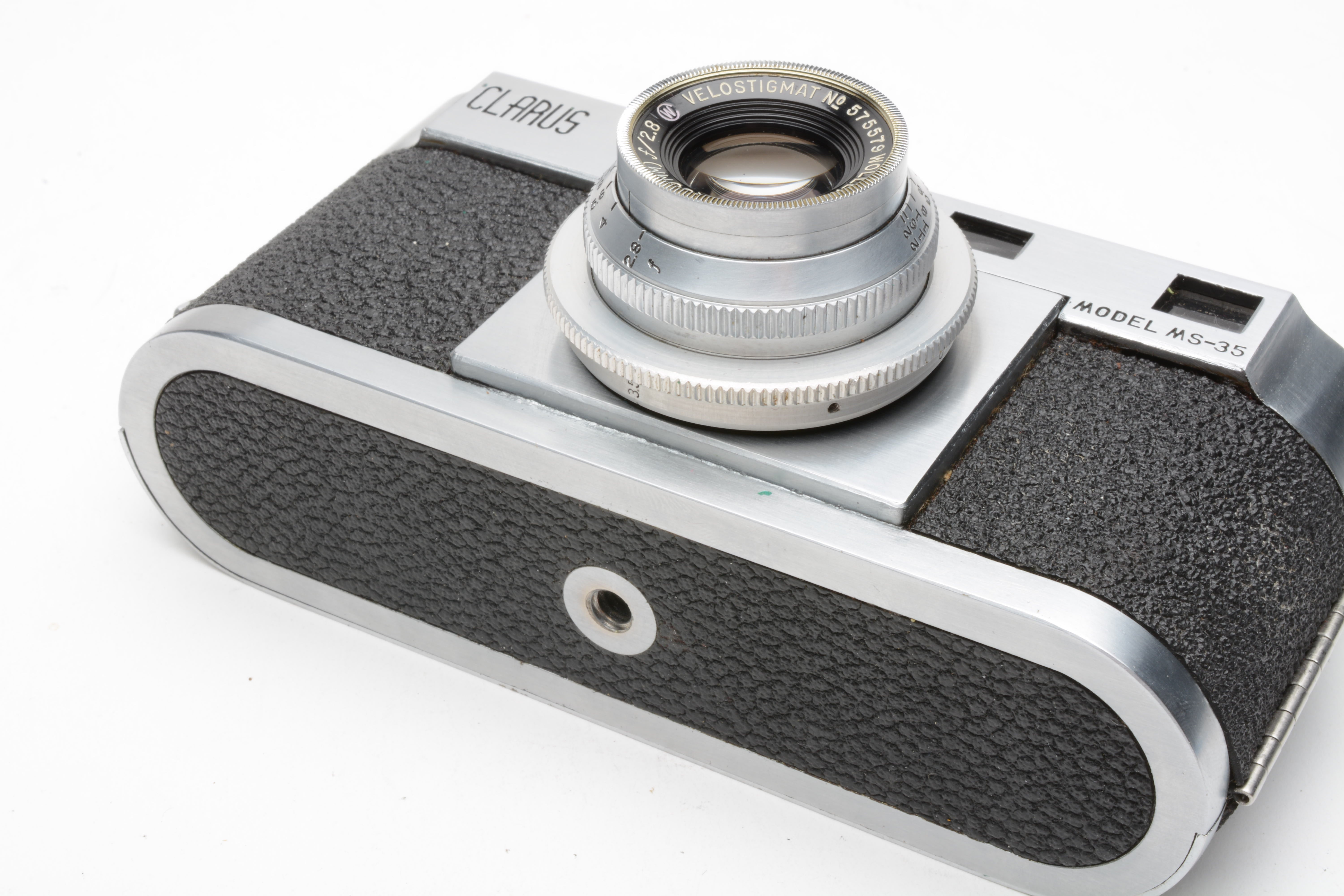 Clarus MS-35 35mm Camera w/Wollensak 50mm f2.8 lens, tested, works