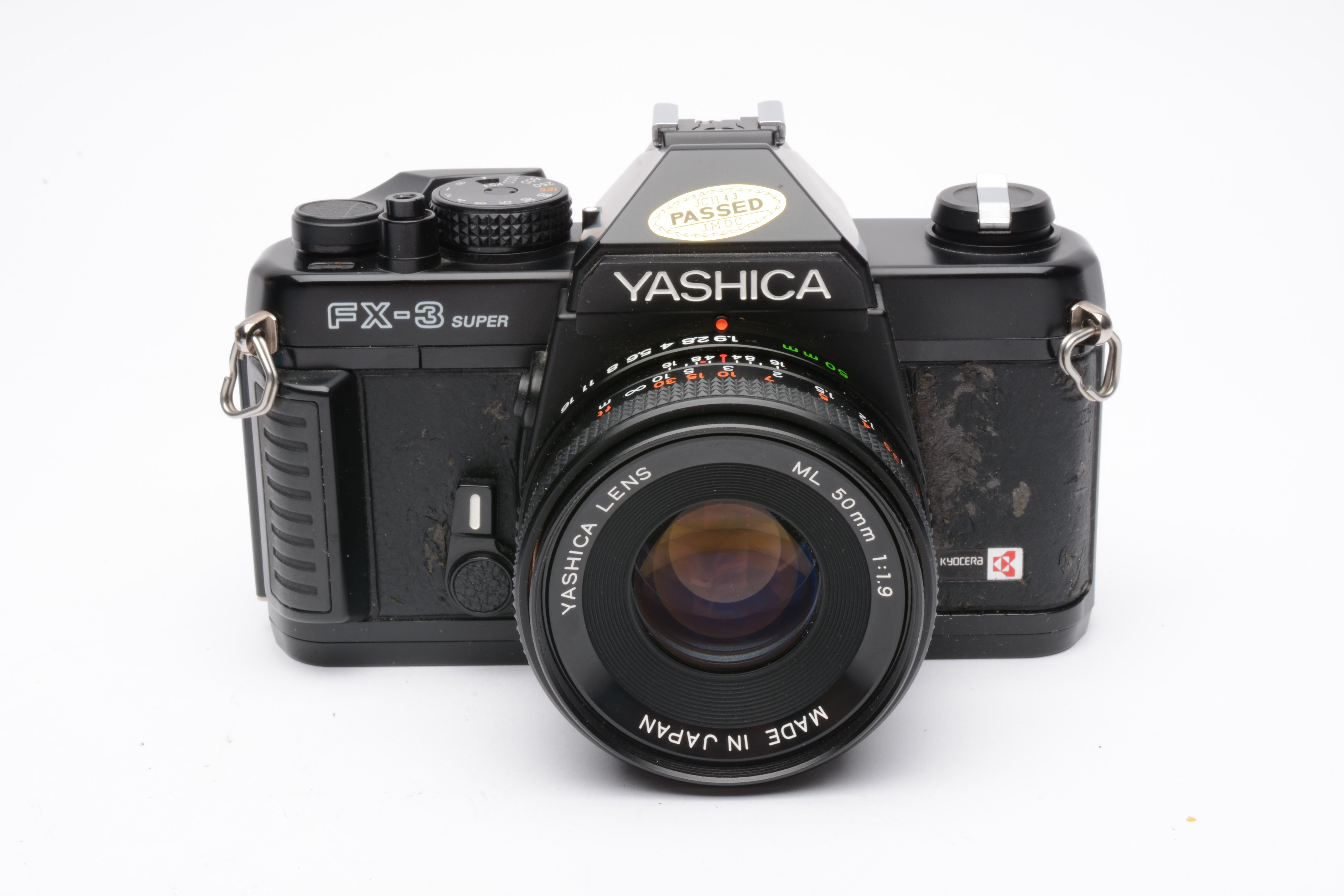 Yashica FX-3 35mm SLR w/50mm F1.9 ML lens, manual, cap, new seals