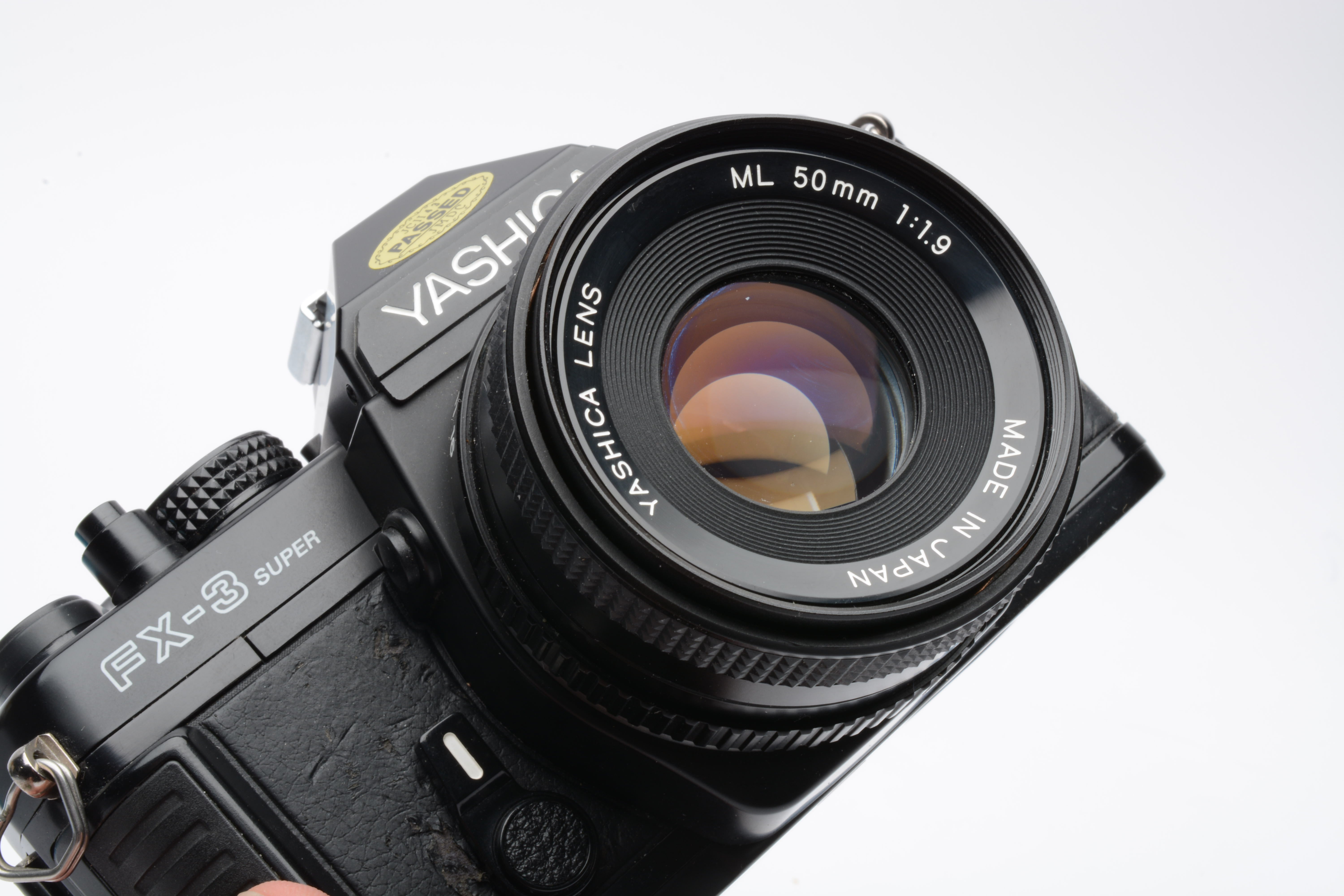 Yashica FX-3 35mm SLR w/50mm F1.9 ML lens, manual, cap, new seals