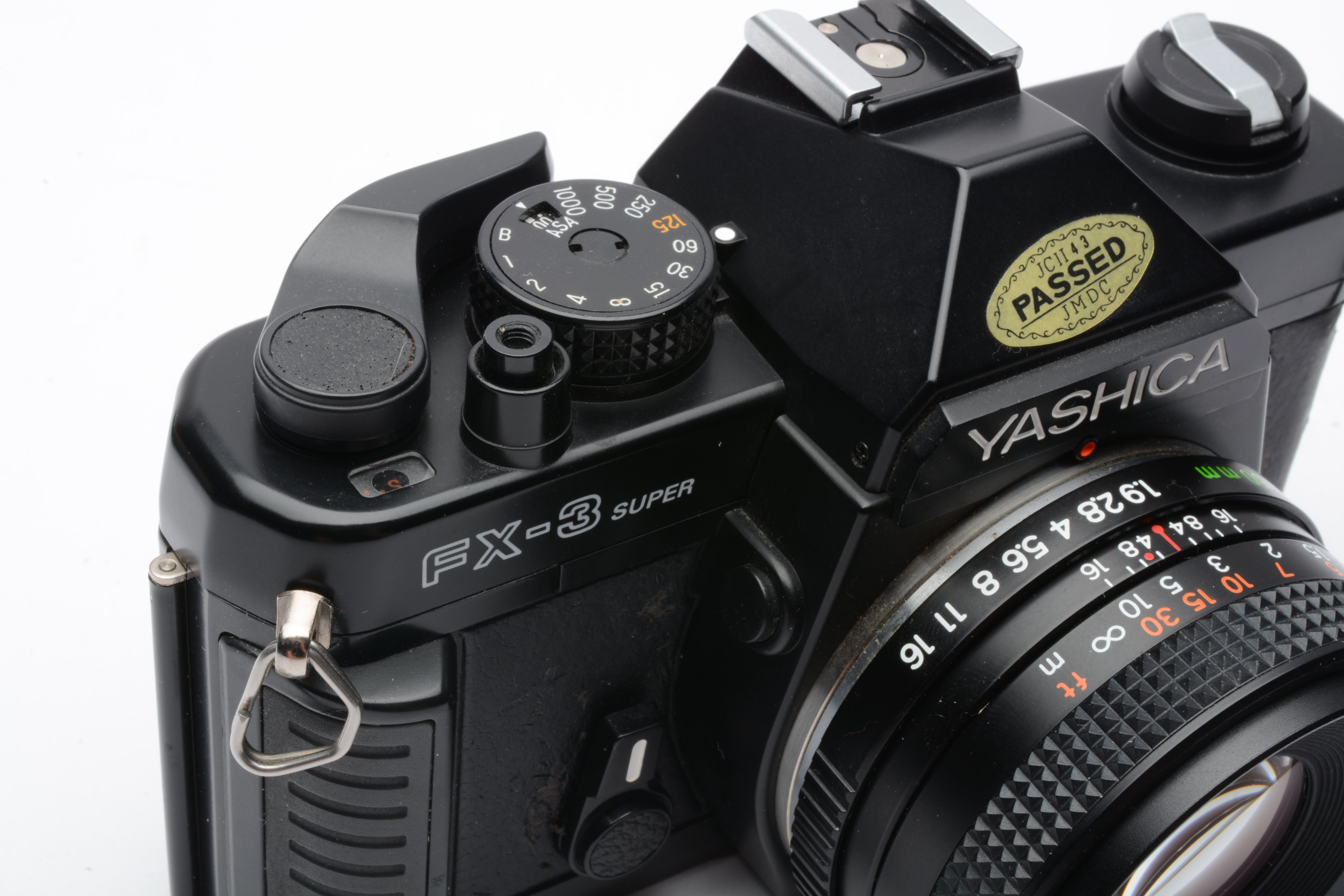 Yashica FX-3 35mm SLR w/50mm F1.9 ML lens, manual, cap, new seals