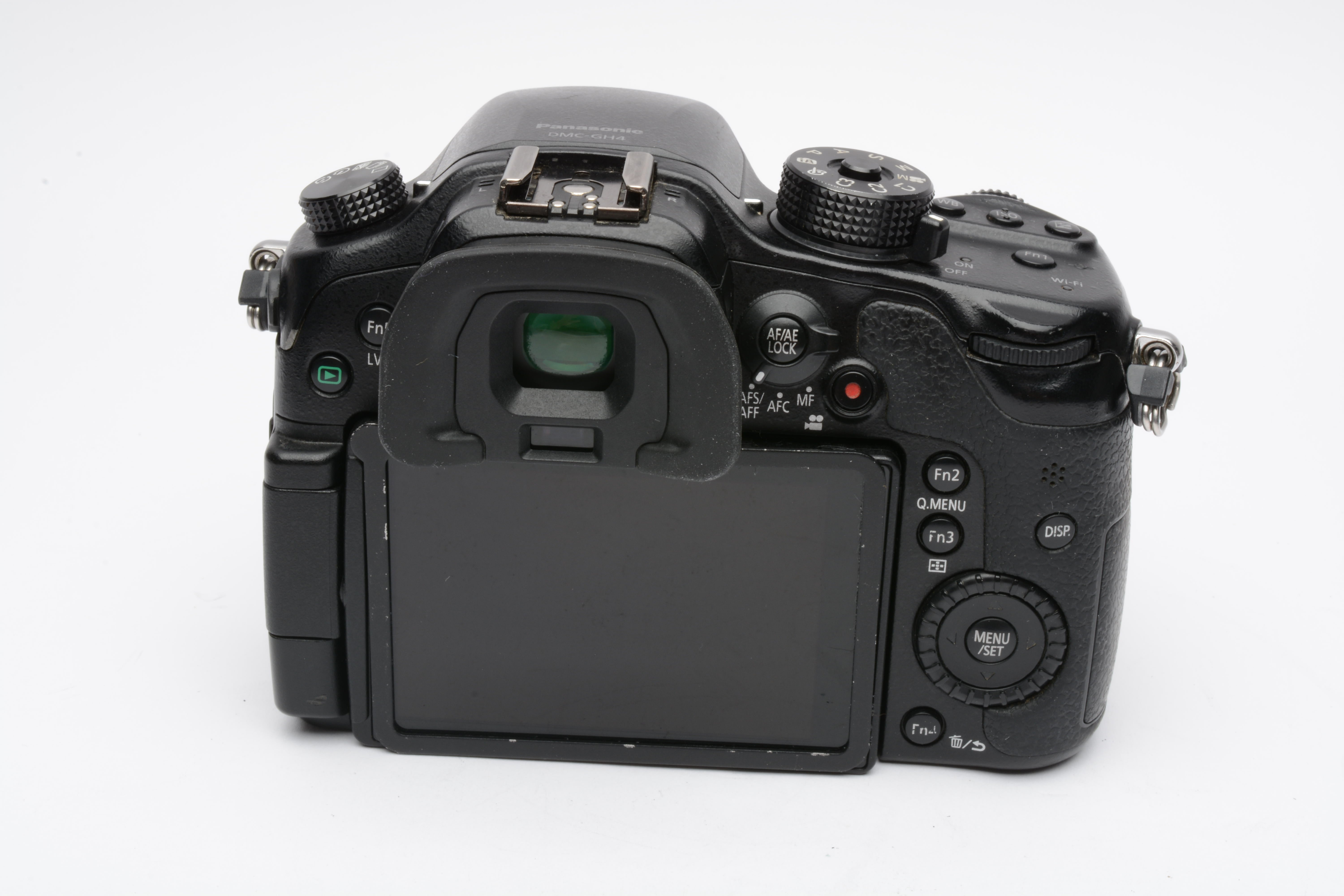 Panasonic Lumix DMC-GH4 Body, Cage, batt, charger, Only 2008 Acts