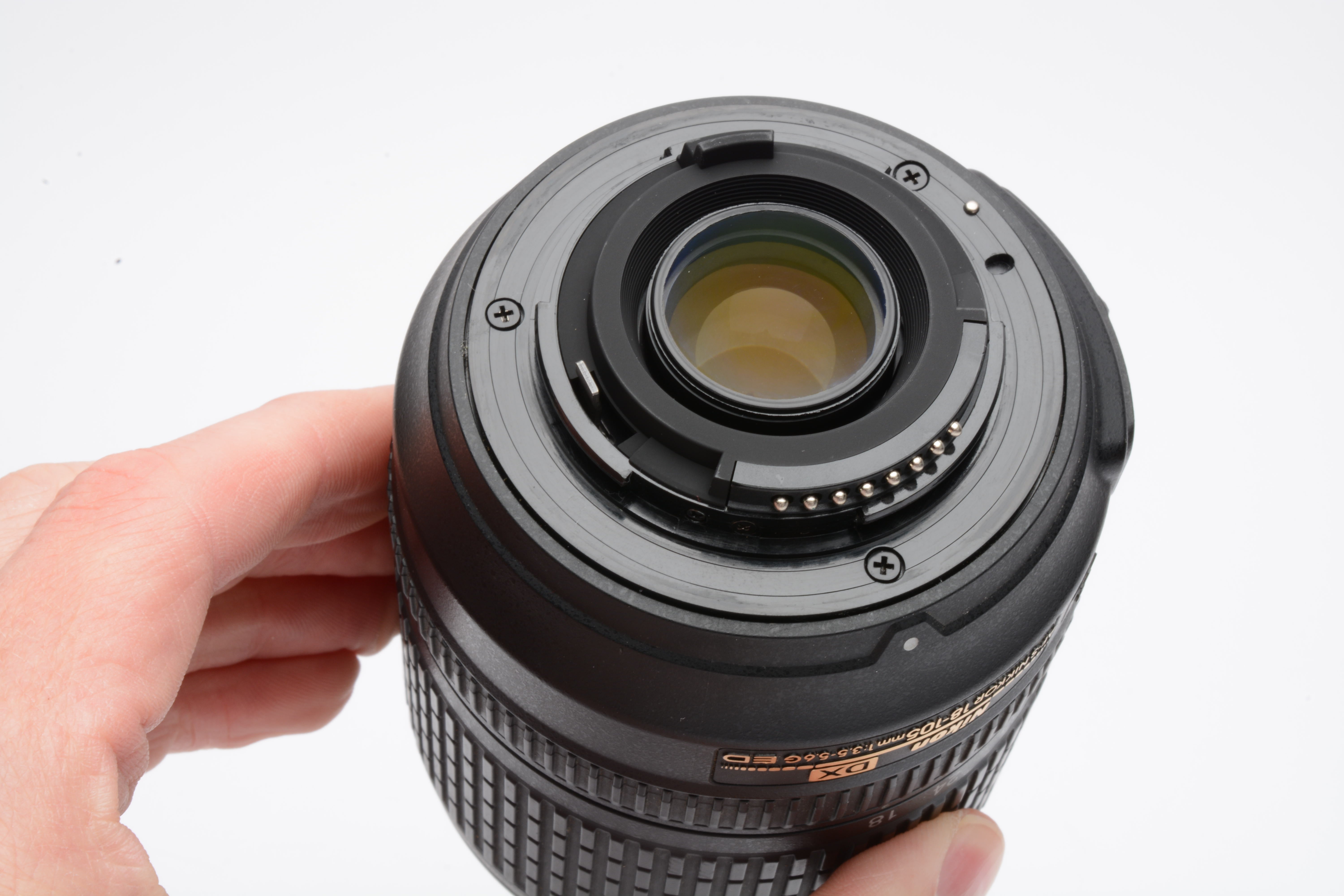 Nikon AF-S 18-105mm f3.5-5.6G ED DX VR zoom lens, hood, caps | eBay