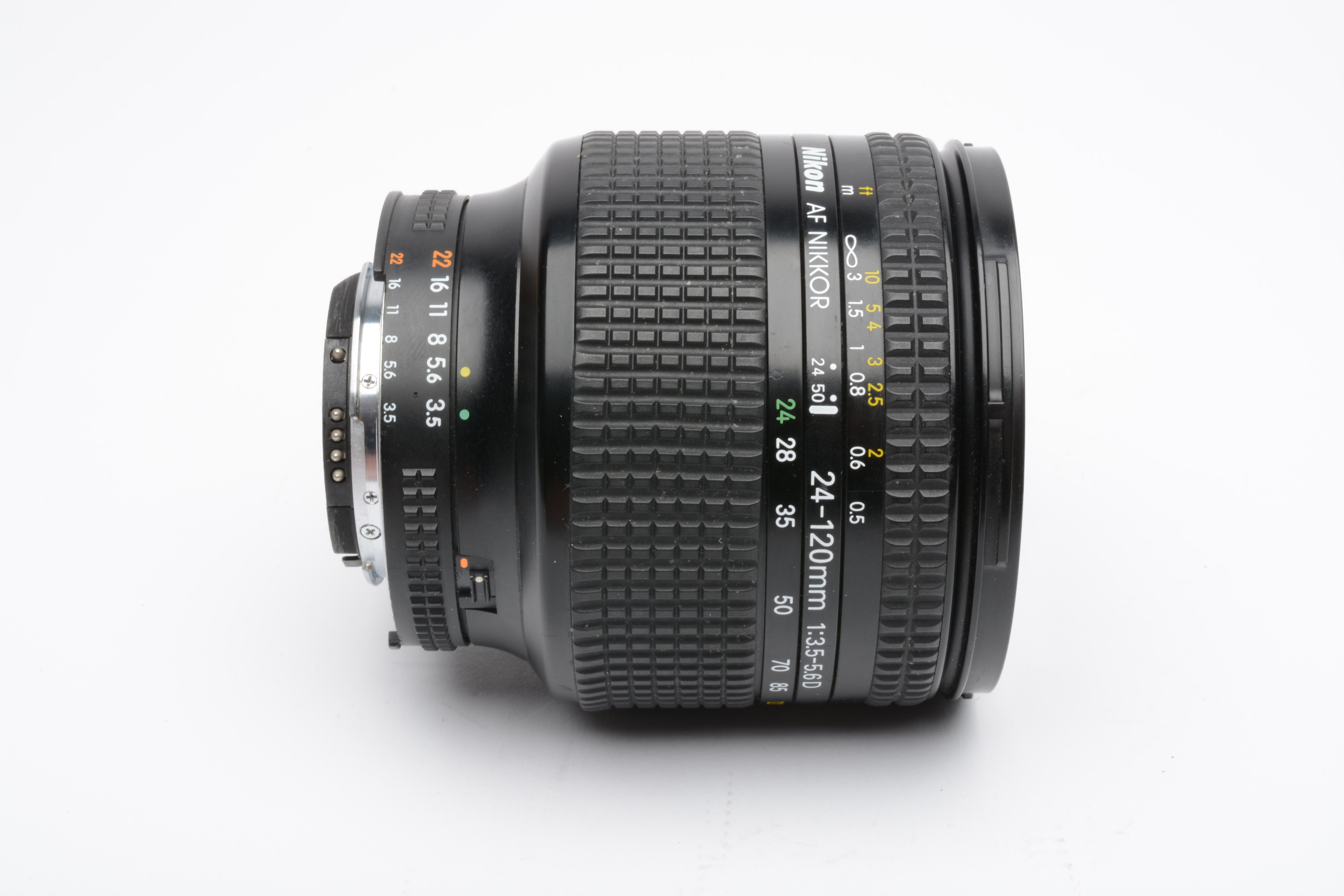 Nikon AF Zoom-Nikkor 24-120mm f3.5-5.6D zoom lens, caps, Nice! | eBay