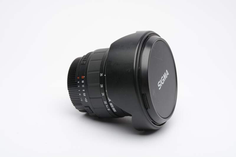SIGMA シグマ ZOOM 18-35mm F3.5-4.5D Sigma 18-35mm f3.5-4.5D zoom lens, Nikon AF, Hood, caps, Nice | eBay