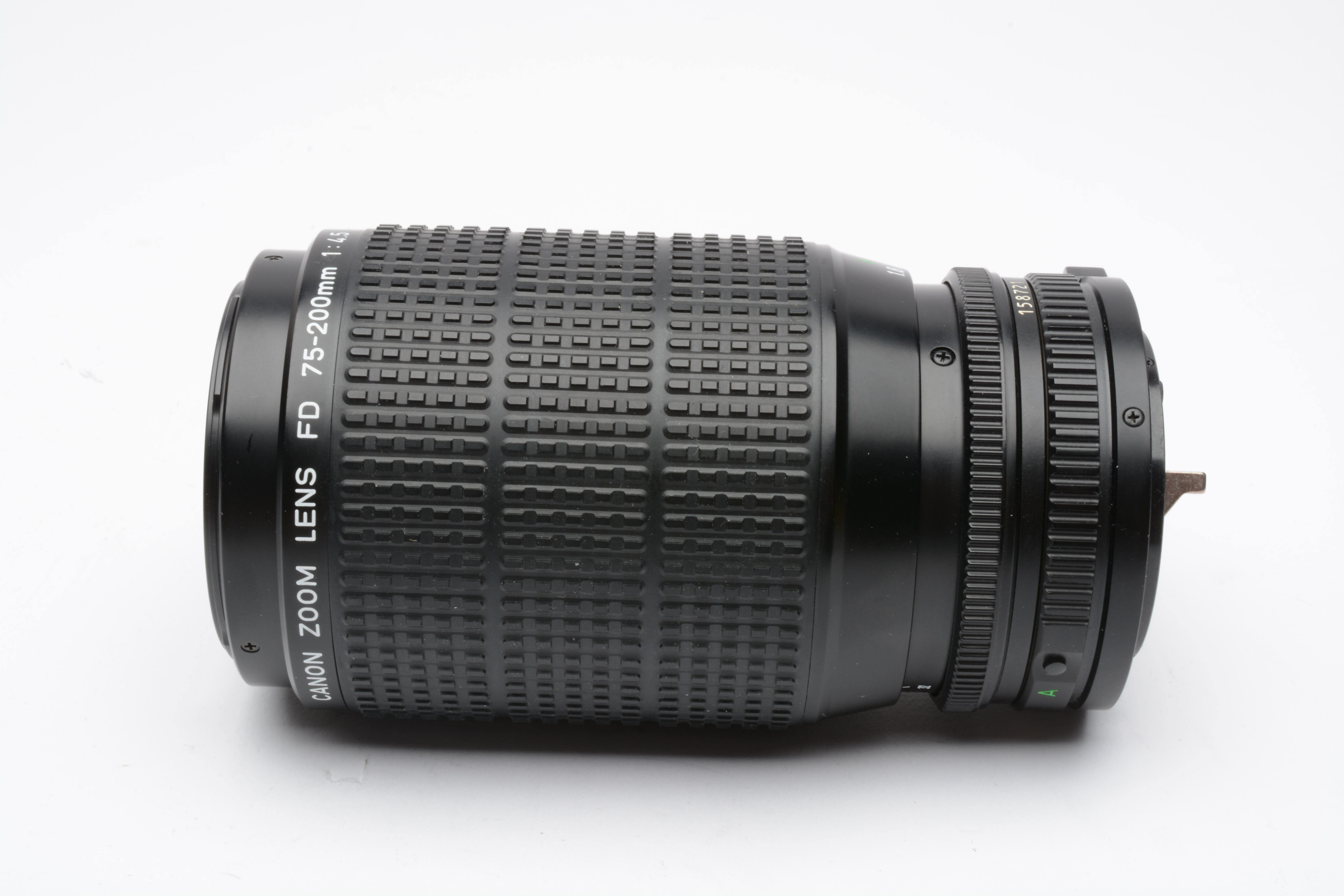 Canon FD 75-200mm f4.5 zoom lens, very clean, caps, clean