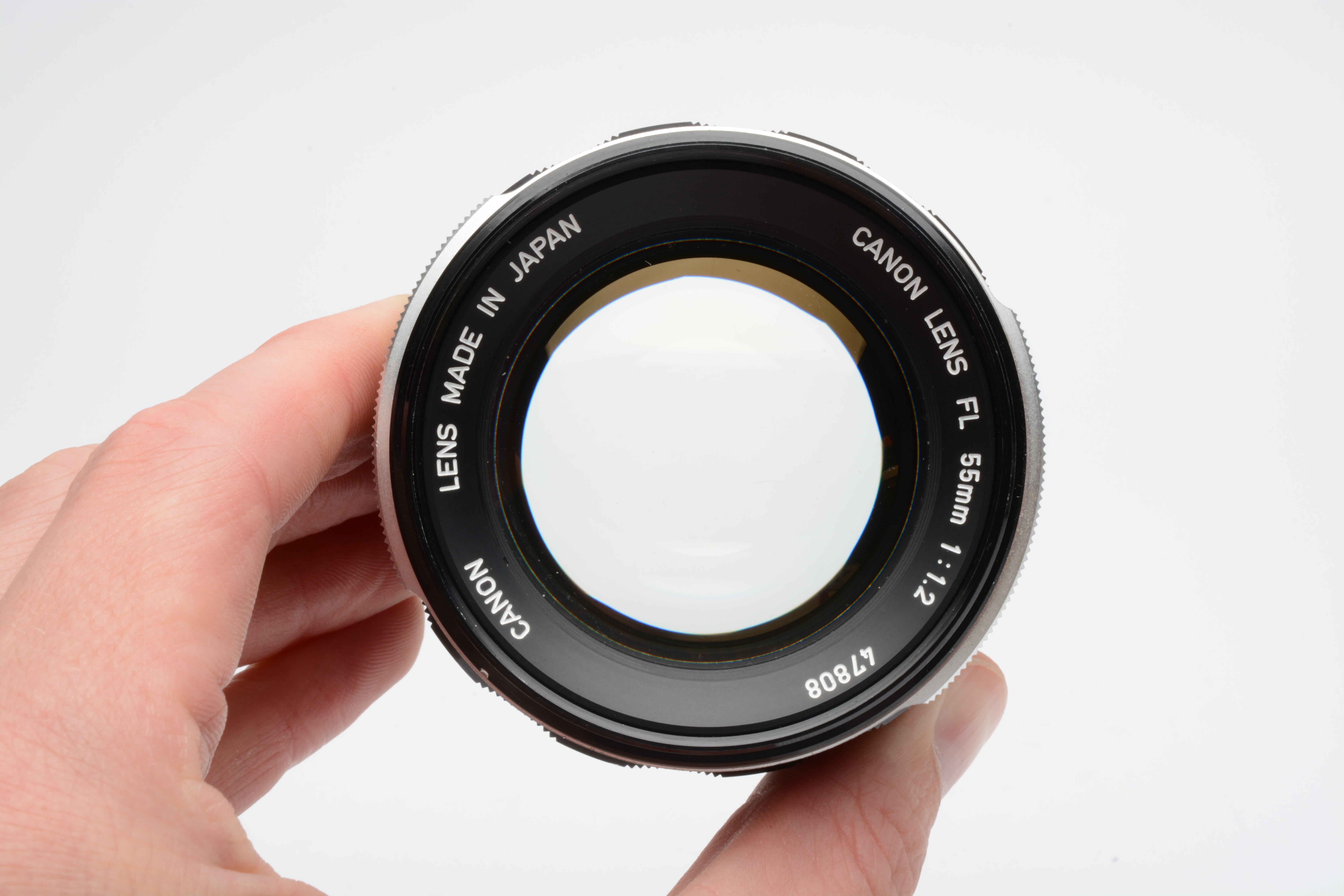 Canon FL 55mm f1.2 Prime lens, very clean and sharp, Caps | eBay