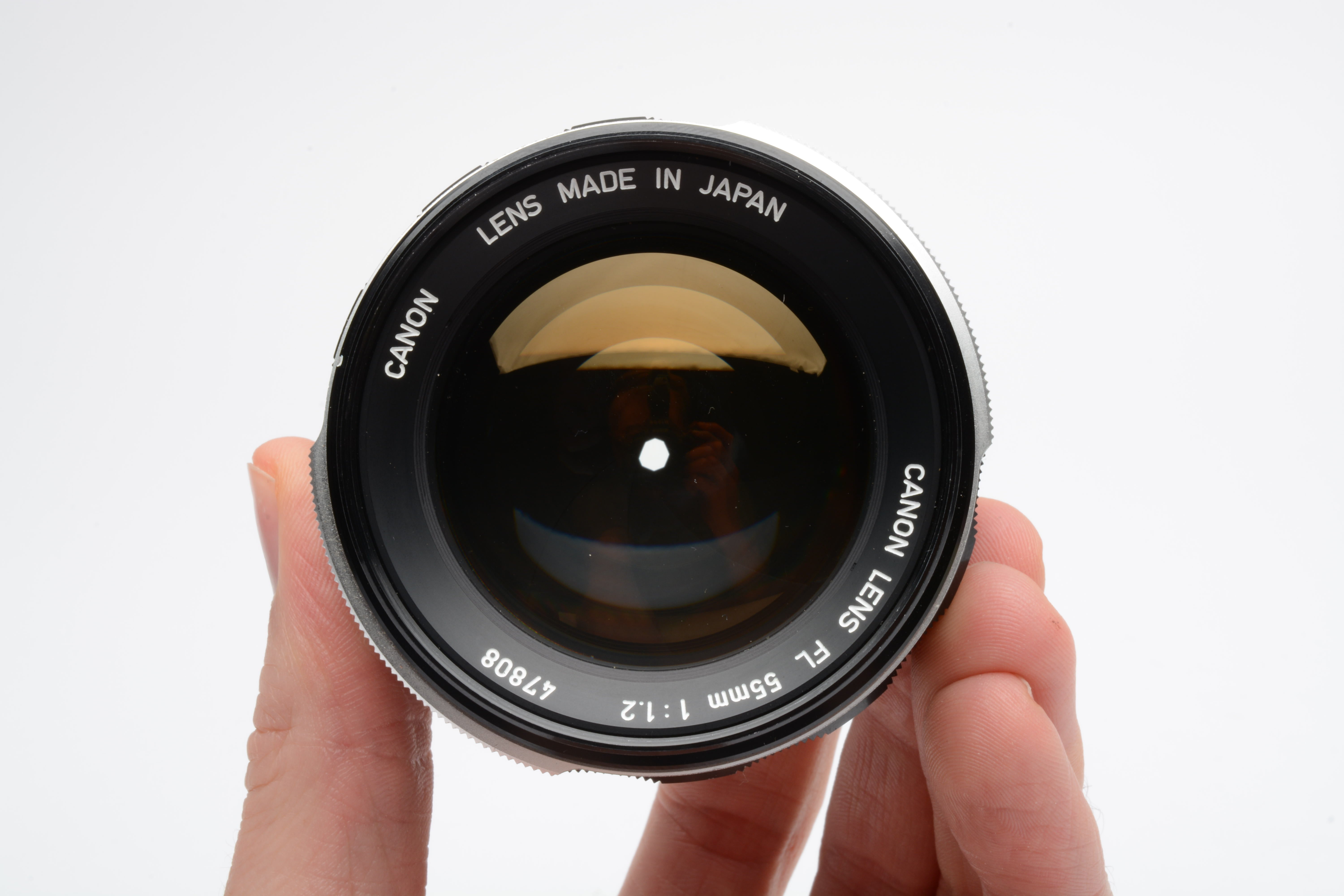 Canon FL 55mm f1.2 Prime lens, very clean and sharp, Caps | eBay