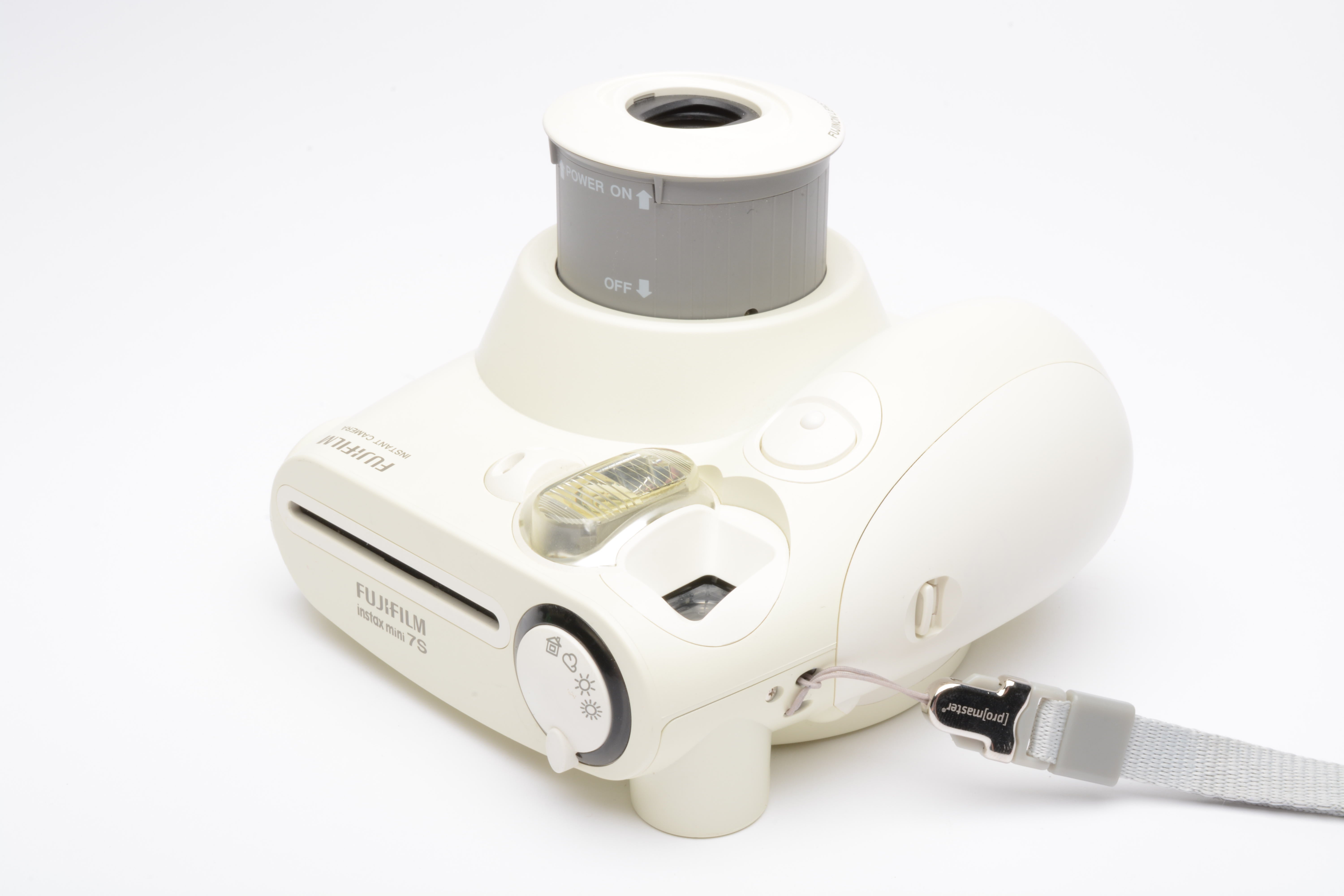 Fujifilm Instax Mini 7S Instant Film Camera (Cream) w/strap +