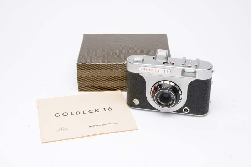 Goldeck 16 Camera w/Roechlein-Kreuznach Supron 20mm f2.8 lens