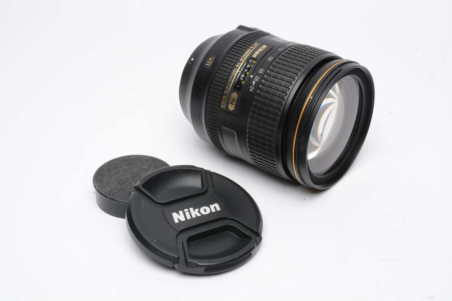 Nikon AF-S Nikkor 24-120mm f4G ED VR N zoom lens, USA, clean