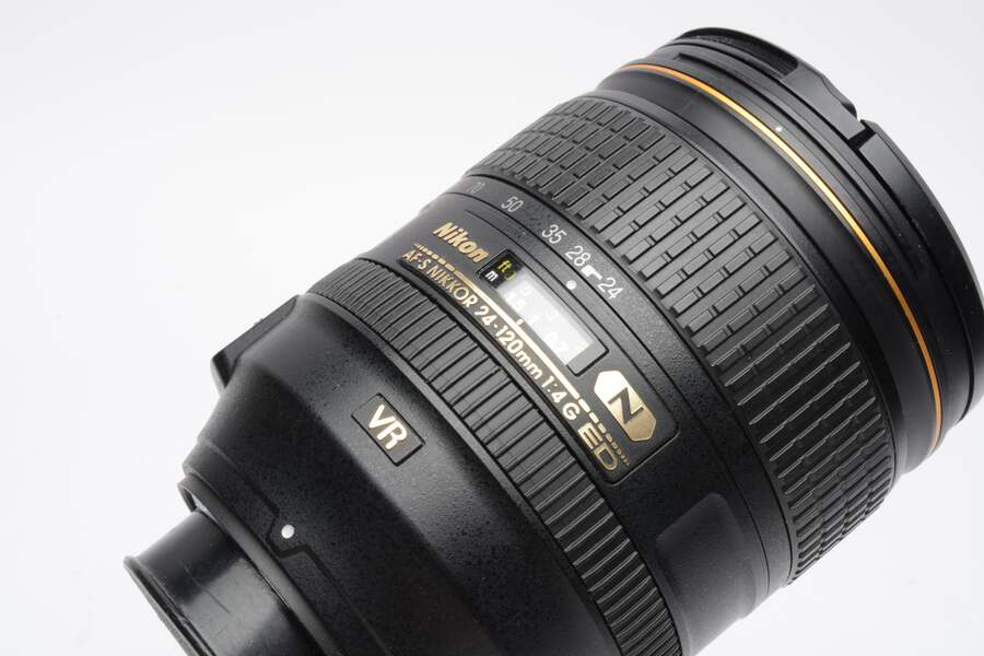 Nikon AF-S Nikkor 24-120mm f4G ED VR N zoom lens, USA, clean