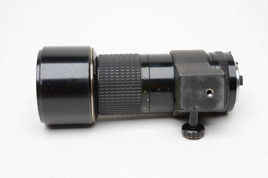 Nikon Nikkor MF 300mm f4.5 ED IF AIS telephoto lens, well used