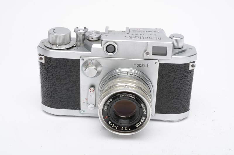 Minolta 35 Model II 35mm rangefinder Camera w/Chiyoko 50mm f2.8