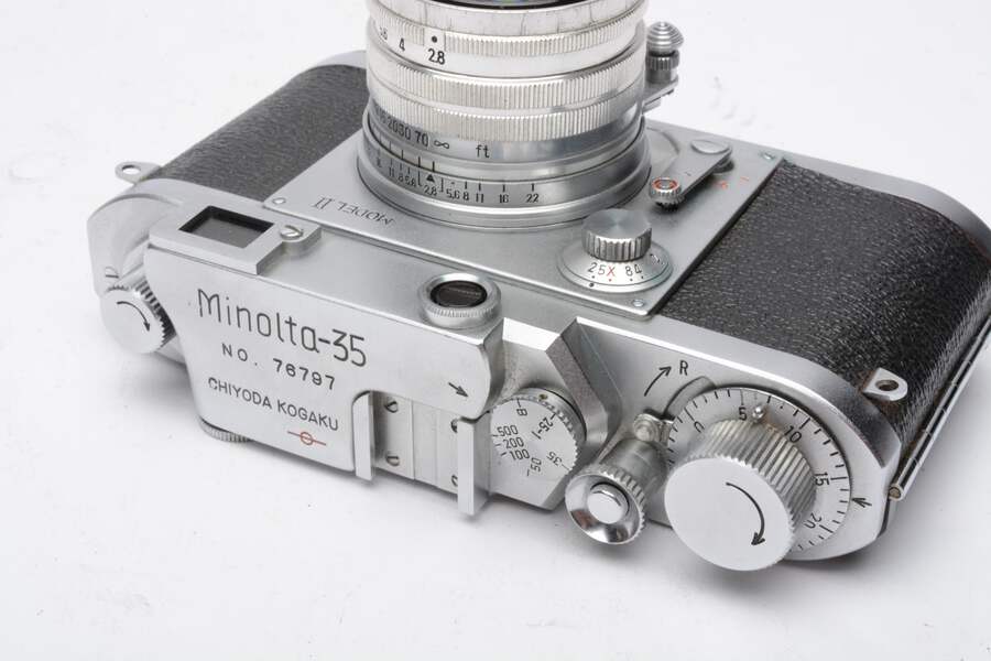 Minolta 35 Model II 35mm rangefinder Camera w/Chiyoko 50mm f2.8
