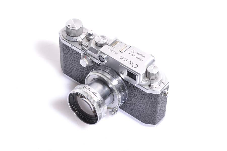 Canon III 35mm Rangefinder camera w/Serenar 50mm f1.9 lens+case+