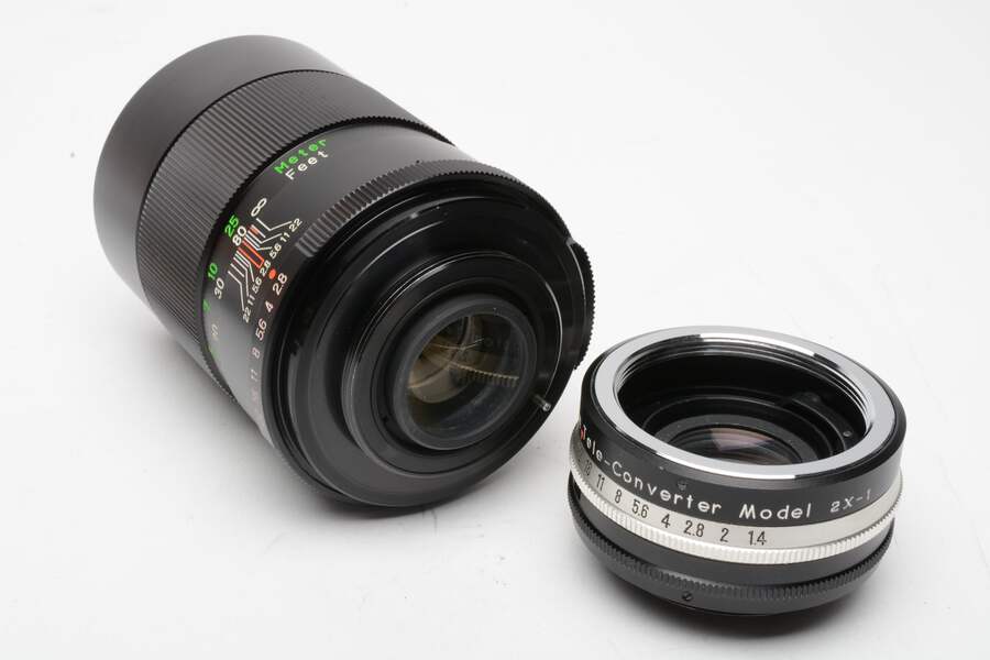 レア？　vivitar 135mm f2.8 m42マウント Vivitar 135mm f2.8 Portrait lens M42 Mount w/Bonus Auto 2x-1 Tele