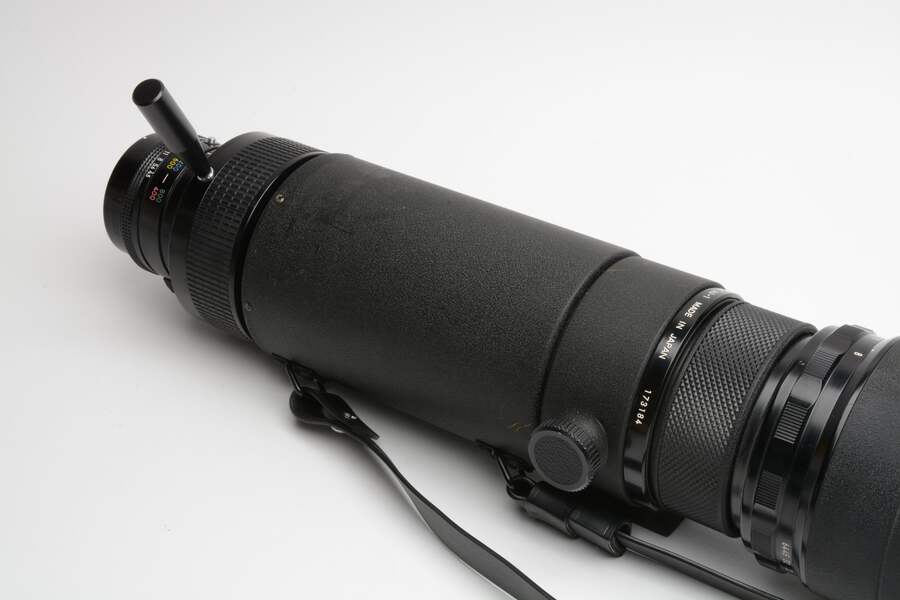 Nikon Nippon Kogaku Nikkor-P 800mm f8 Telephoto lens, case++ NICE