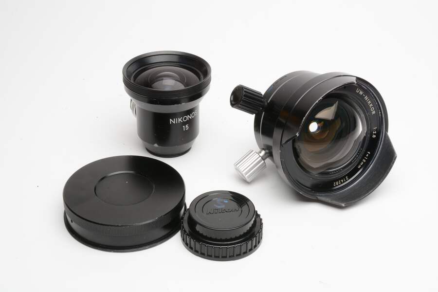 Nikon UW-Nikkor Nikonos 15mm f2.8 Lens w/Nikonos 15 Finder