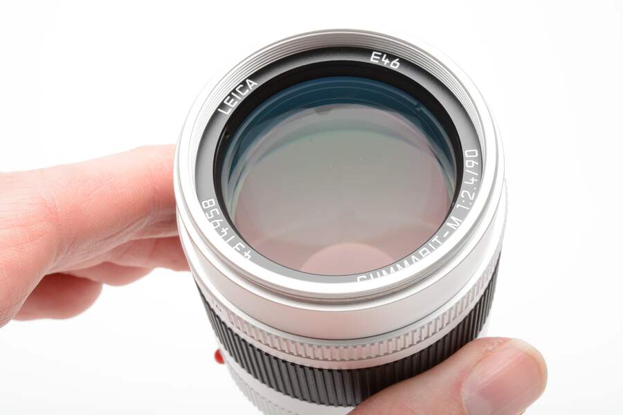 Leica-M Summarit 90mm f2.4 6 Bit Silver lens #11685 Mint | eBay