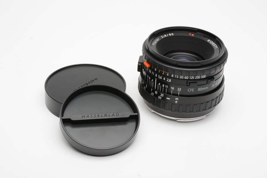 Hasselblad Carl Zeiss CFE 80mm f2.8 T* Planar Lens, Caps, Mint- | eBay