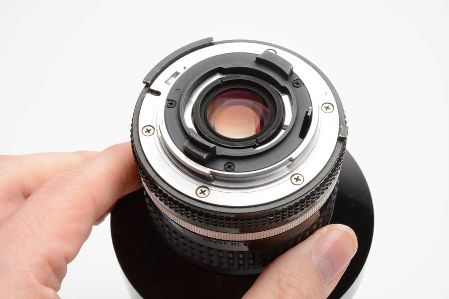 Nikon Nikkor 15mm f3.5 Fisheye AI-S lens, caps, case, filters