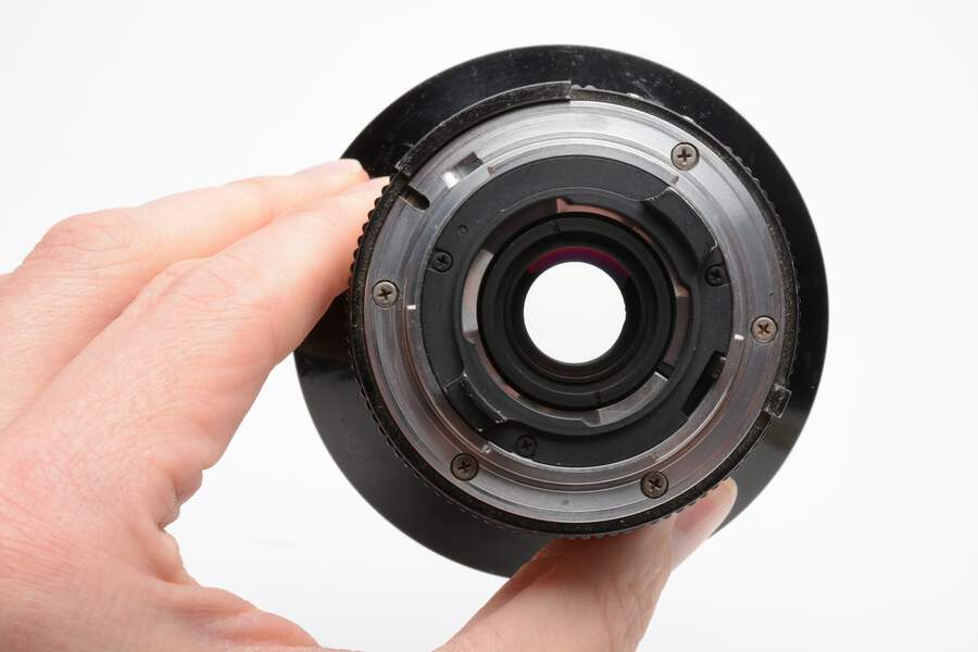 Nikon Nikkor 15mm f3.5 Fisheye AI-S lens, caps, case, filters