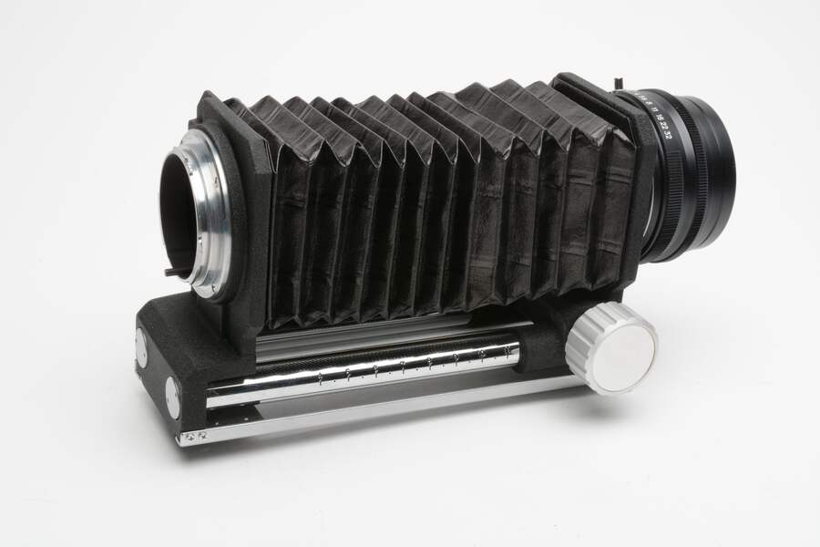 MINOLTA AUTO BELLOWS＆MACRO ROKKOR 100mm Minolta Auto Bellows w/Macro Rokkor-X 100mm f4 Lens, Clean