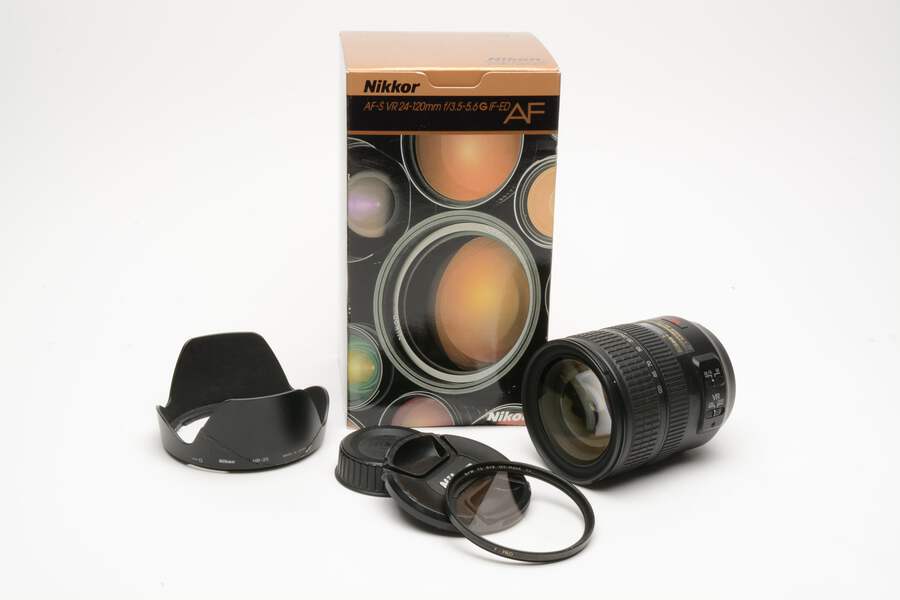 ★良品★ ニコン AF-S NIKKOR 24-120mm F3.5-5.6G Nikon AF-S Nikkor 24-120mm f3.5-5.6G IF ED zoom, Boxed, Nice | eBay