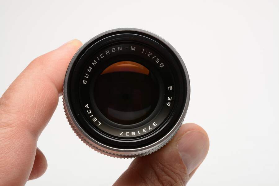 Leica Summicron-M 50mm f2 Silver E39 Lens, Mint! 11816 | eBay