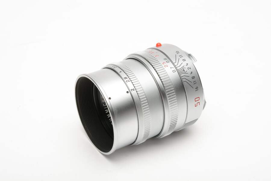 Leica Summicron-M 50mm f2 Silver E39 Lens, Mint! 11816 | eBay