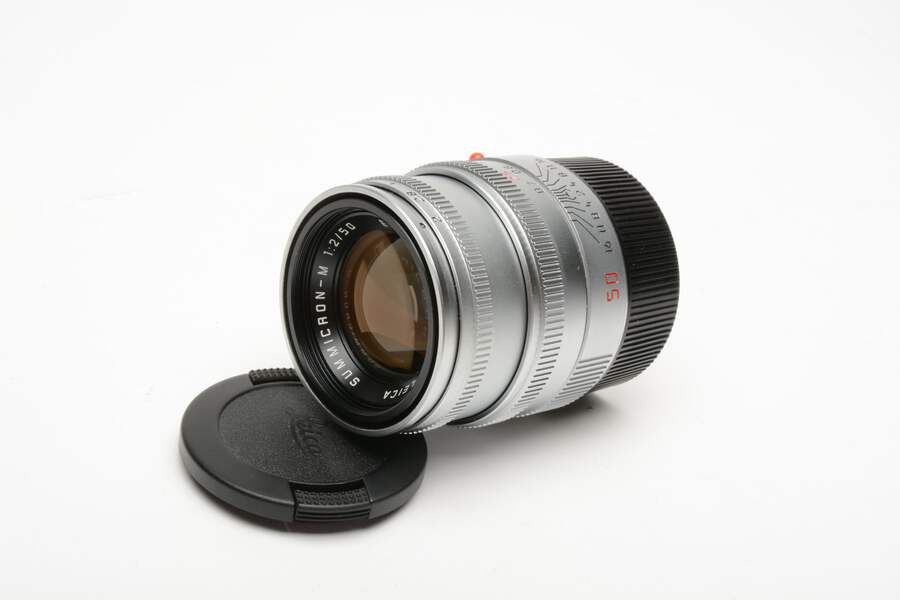 Leica Summicron-M 50mm f2 Silver E39 Lens, Mint! 11816 | eBay