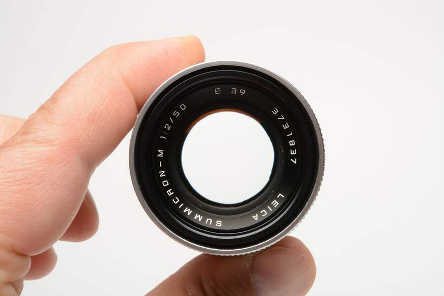 Leica Summicron-M 50mm f2 Silver E39 Lens, Mint! 11816 | eBay
