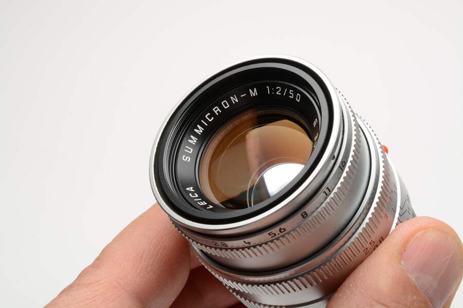 Leica Summicron-M 50mm f2 Silver E39 Lens, Mint! 11816 | eBay