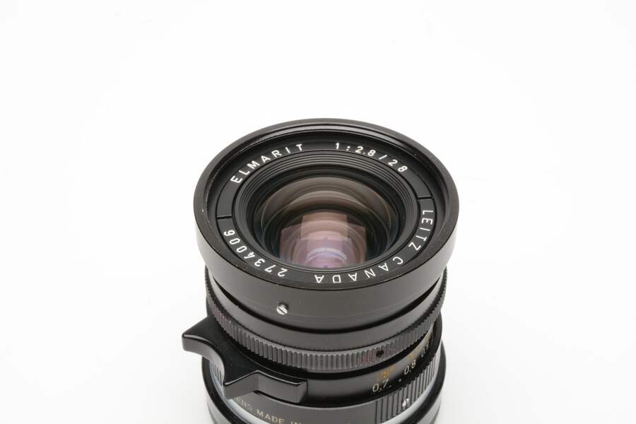 Leica Elmarit 28mm f2.8 2nd E48 Model Canada Leica M Mount lens+