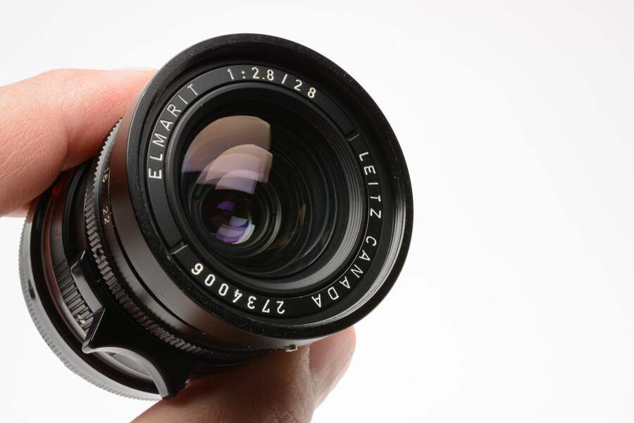 Leica Elmarit 28mm f2.8 2nd E48 Model Canada Leica M Mount lens+