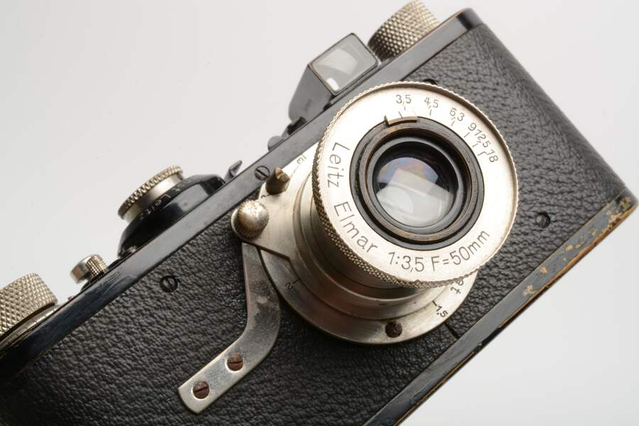 Leitz Leica I w/Elmar 50mm f3.5 1929 35mm camera (Black), *Read | eBay
