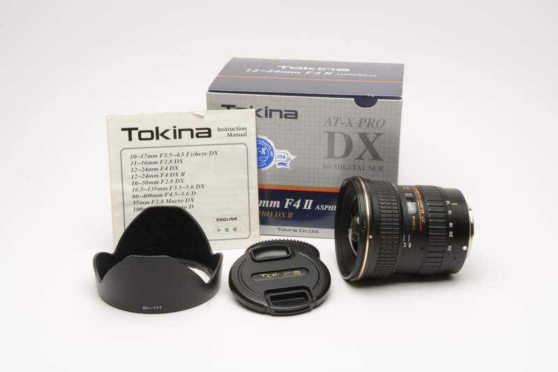 美品！Tokina AT-X PRO SD 12-24mm F4 IF DX Tokina SD AF 12-24mm f4 IF DX II AT-X Pro Asph. Canon EF, Boxed