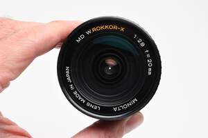 Minolta MD W.Rokkor-X 20mm F2.8 Lens for MD Mount, Caps, Sharp! | eBay