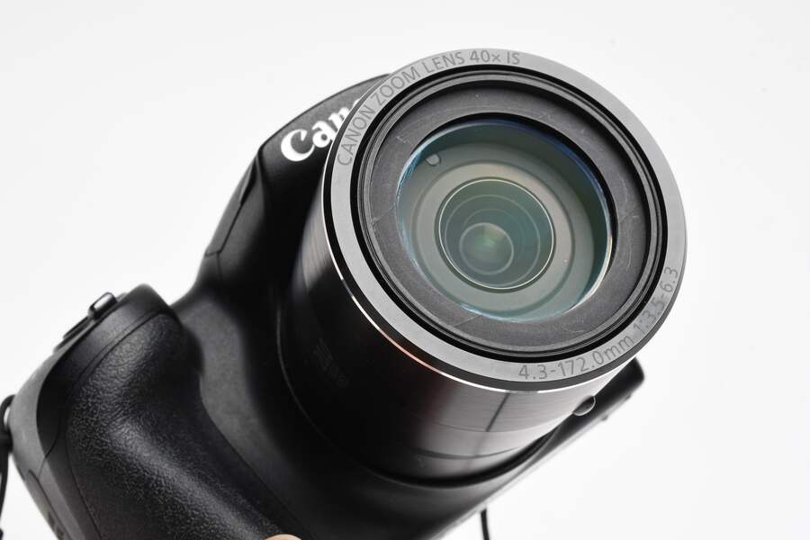 Canon PowerShot black SX410 IS digital Point&Shoot w/2batts + Case