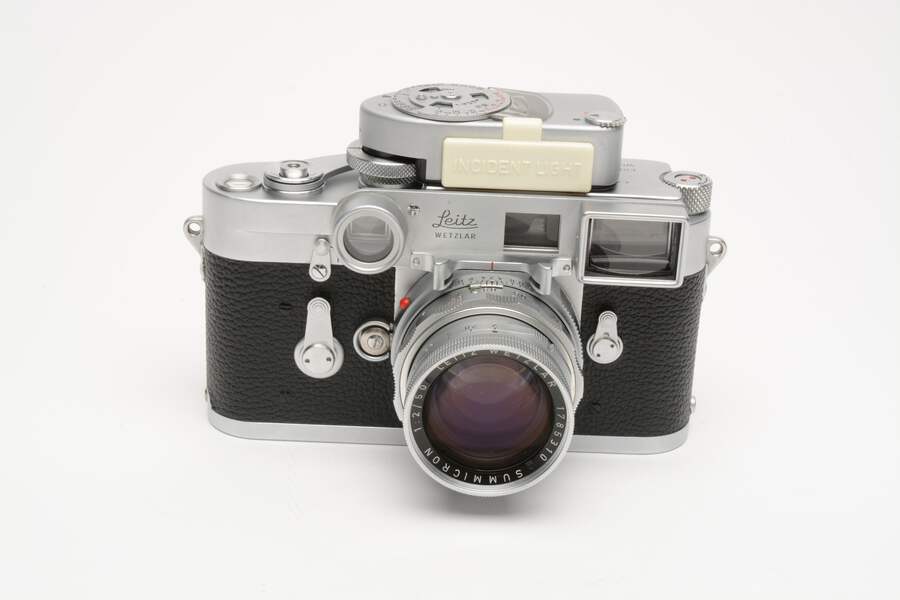 Leica M3 DS w/50mm f2 Summicron, Goggles, UV, MC Meter, CLA'd, 6M