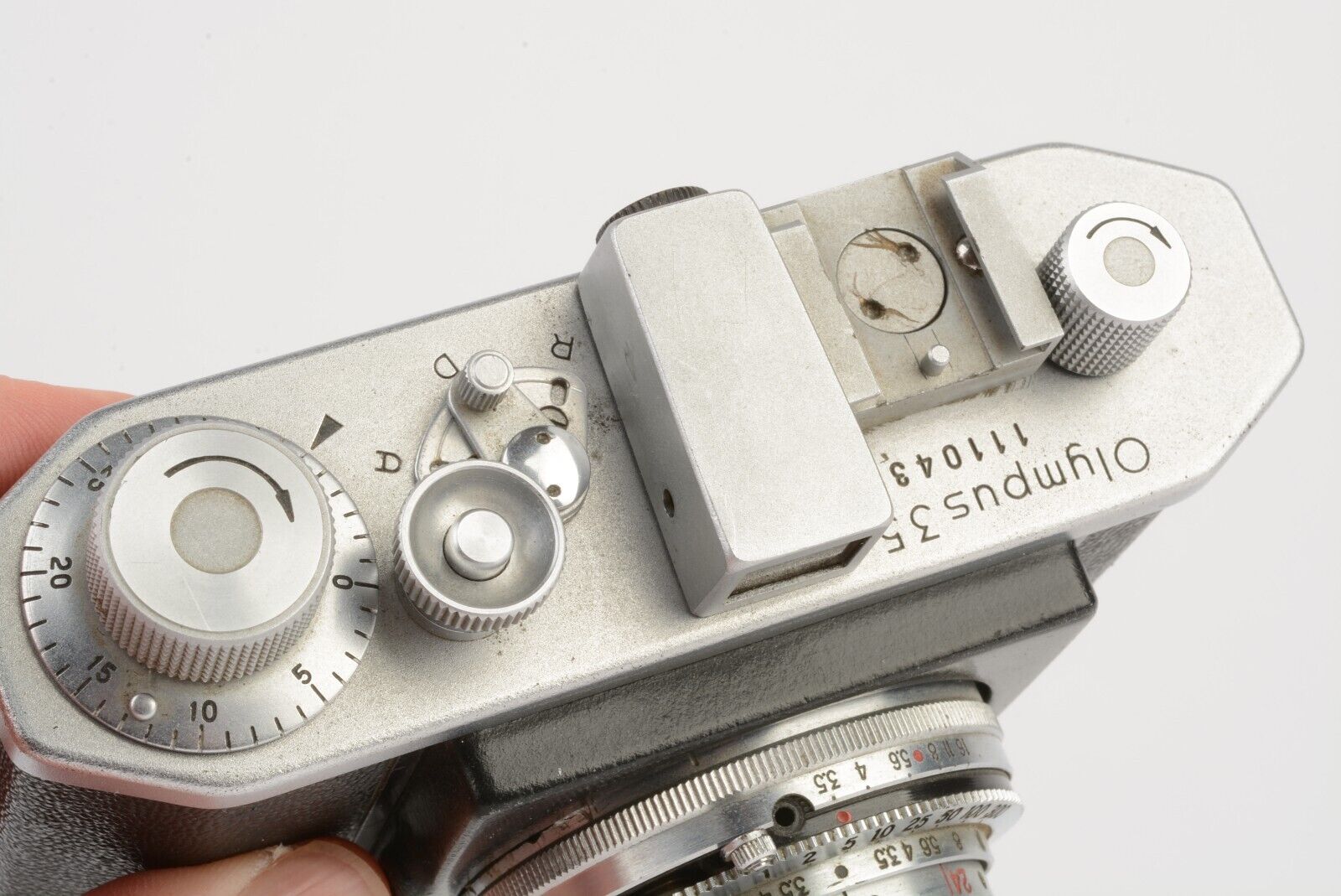 Olympus 35 IV A 35mm Camera w/4cm F3.5 lens & copal shutter, works