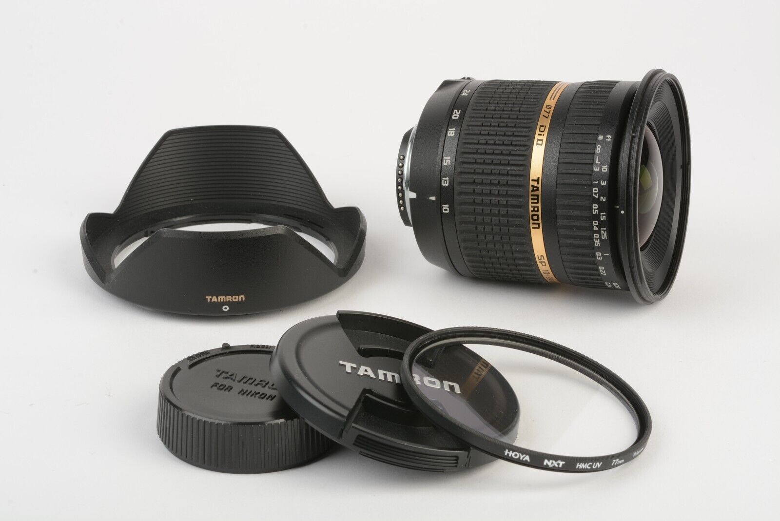 Tamron B001 AF SP 10-24mm F3.5-4.5 Di II LD IF Lens, Caps For
