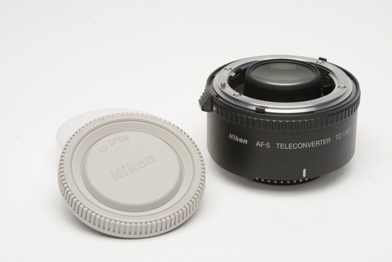 ＴＣ－１７ＥＩＩ Nikon AF-S Teleconverter TC-17Eii 1.7x, caps, very clean, barely