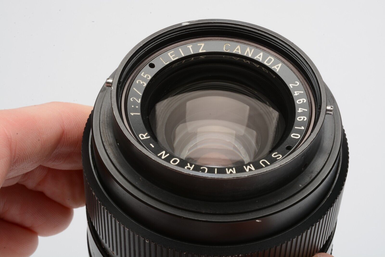 レンコン LEICA SUMMICRON M 1:2/35 箱付 レンコン LEICA SUMMICRON M 1:2/35 箱付 Leica SUMMICRON-M 35mm F2