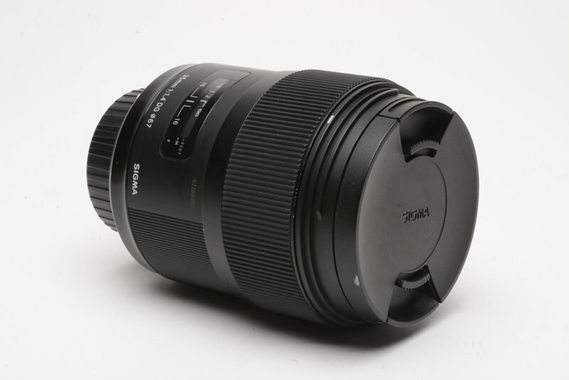 Sigma USA 35mm f1.4 DG HSM Art lens for Nikon AF mount, w/caps | eBay